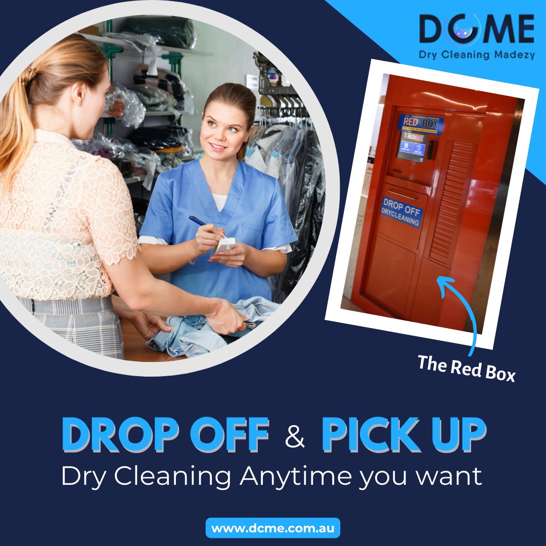 dcmesoftware's tweet image. Dry Cleaning Made Easy&apos;s The Red Box is a dry cleaner&apos;s vending machine that incorporates AI technology to enable 24/7 customer drop-off and pick-up of dry cleaning.

Click &quot;ALT&quot; to read more.

#drycleaning #drycleaners #Australia #drycleaningpos #pointofsale #laundry #alteration