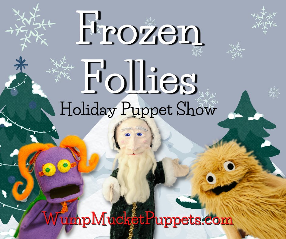 Wumpmucket's tweet photo. We're performing at the American @SignMuseum on Dec. 3rd! Info https://t.co/CpQE2dyrHx
#puppetshow #holidayfun #puppets #SignMuseum #Cincinnati https://t.co/NpZHv1utf1