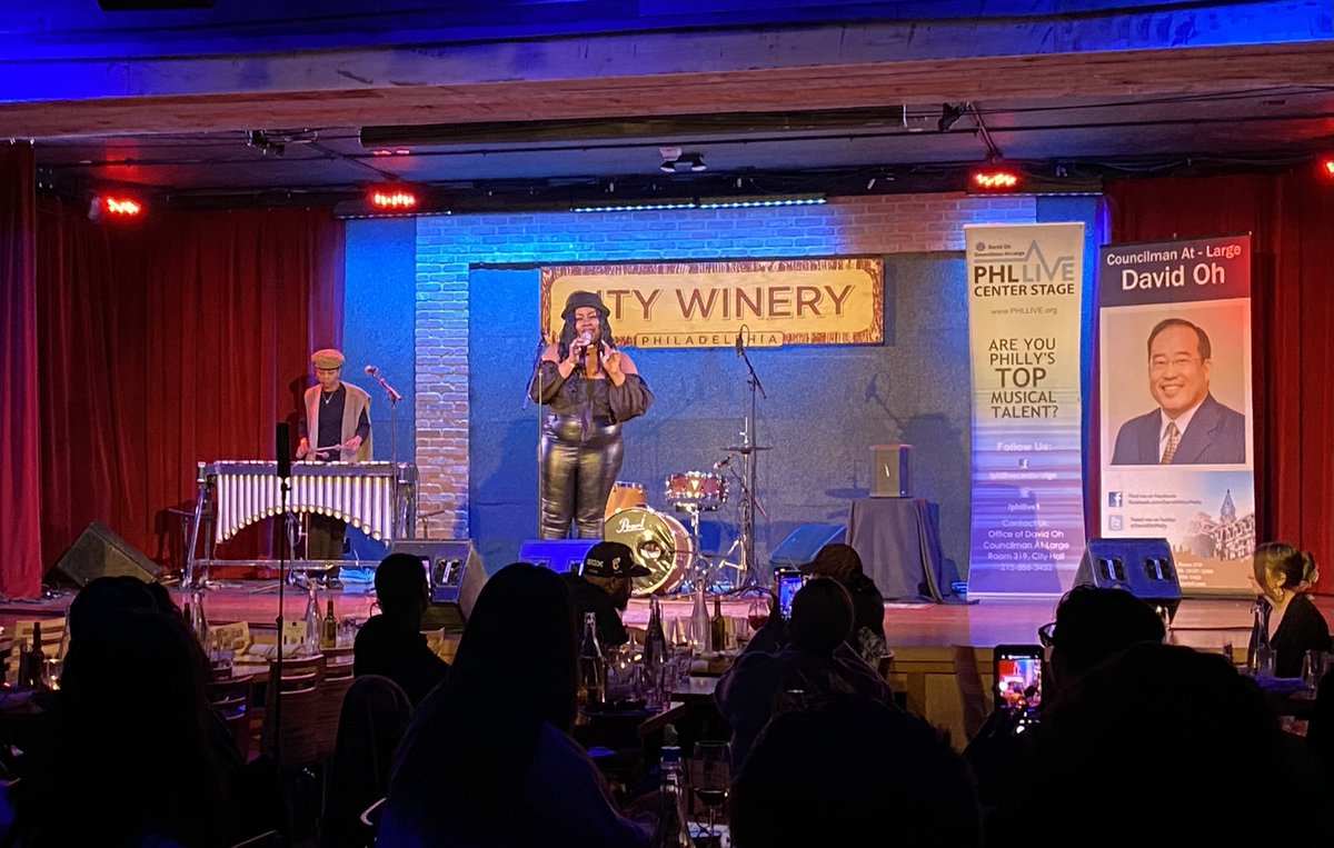 DavidOhPhilly's tweet photo. Starting @PHLLive1 R&amp;B with @Janaykeysmusic here at @citywineryphl https://t.co/7D3eF8FqXO