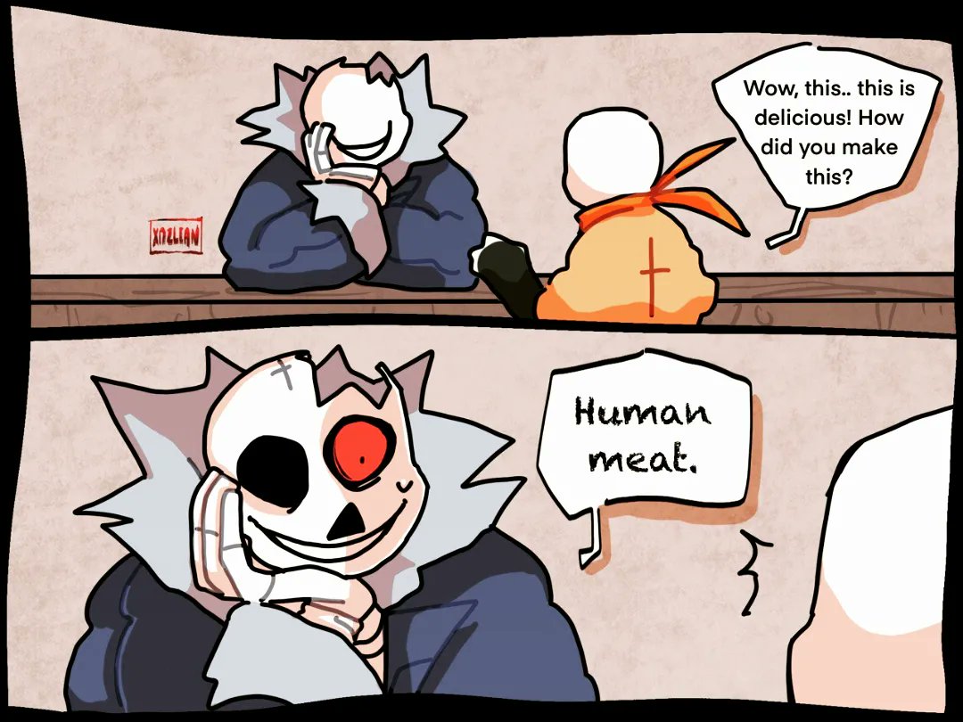 Dust sans dunked on comic by pimpila -- Fur Affinity [dot] net