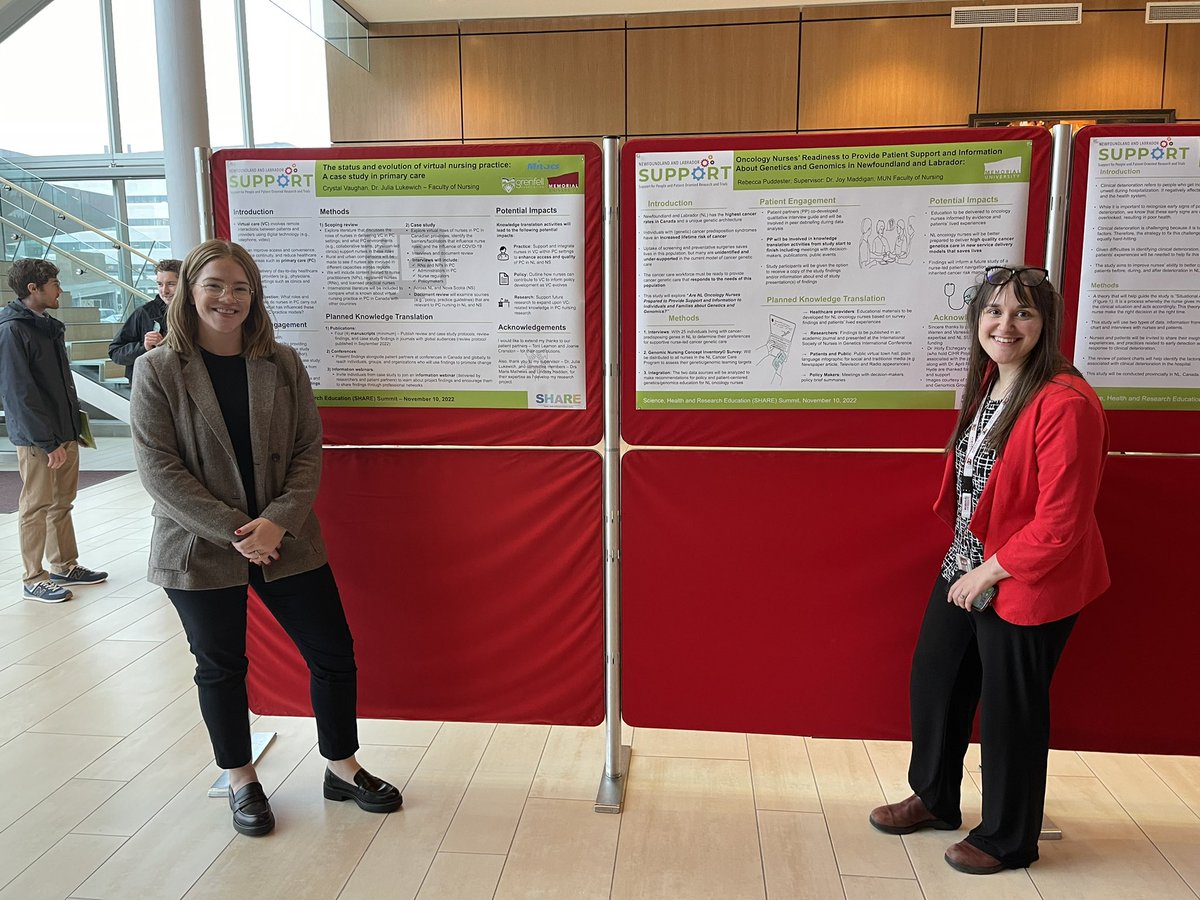 Last week, myself and my #1 colleague <a href="/RPuddRN/">Rebecca Puddester (she/her)</a> spent a great day at the <a href="/NL_SUPPORT_Unit/">NL SUPPORT</a> SHARE Summit! It was great to learn from some incredible leaders in our province 👏🏼👏🏼