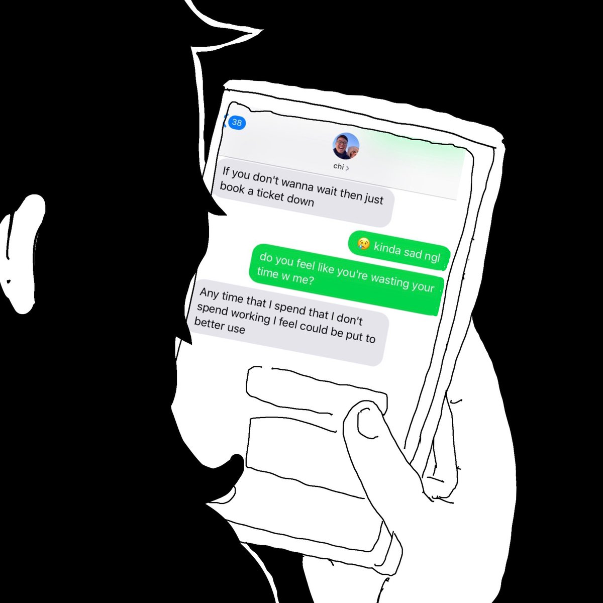 your words weight heavy on my mind (1/3)