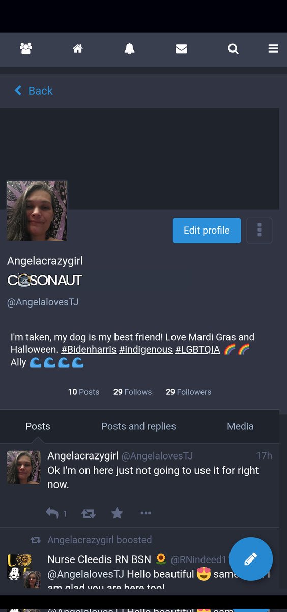 This is just an in case scenario. But I do have an account set up on Counter Social. I'm not leaving here if I don't have to though. 😘🤗🤗🤗🤗😘