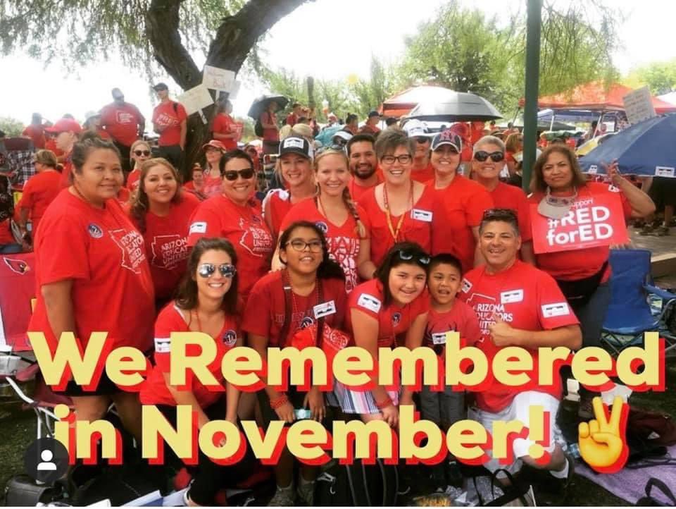 Congratulations to Governor <a href="/katiehobbs/">Katie Hobbs</a>. #REDforED ❤️