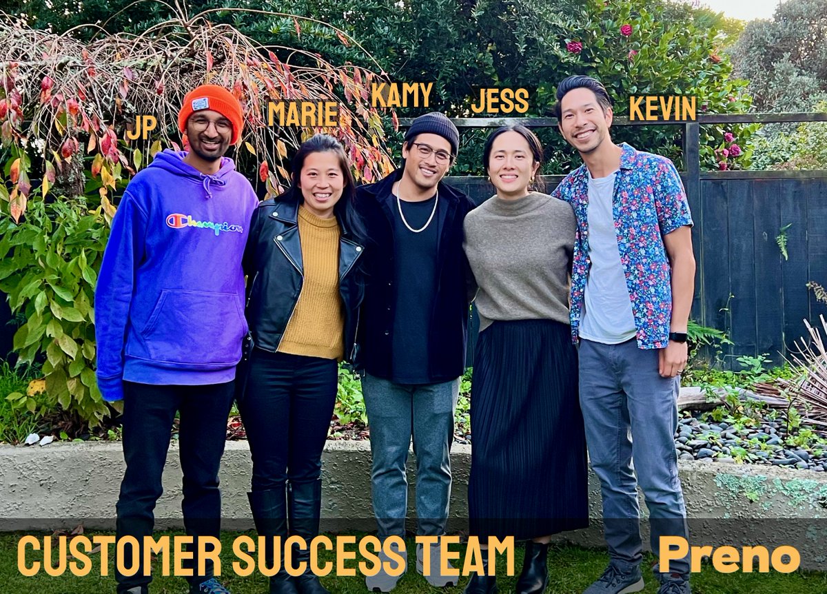 Meet Preno's customer &amp; onboarding team. They're at the heart of our business and are always available to assist you through the onboarding process, teach you how to get the most out of Preno, and answer any questions you may have.
