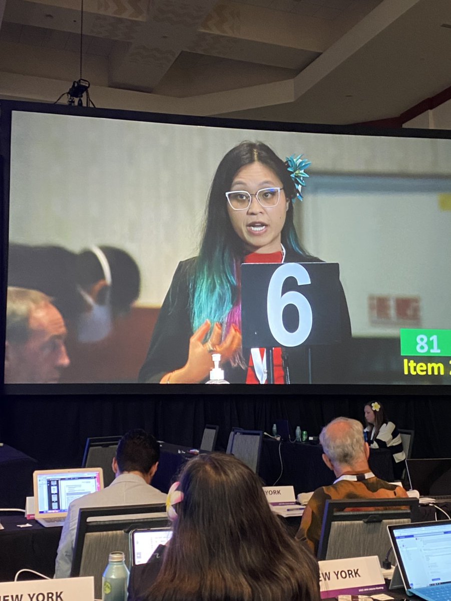 So proud to co-author and get policy passed at the AMA supporting opposition to seasonal time changes and supporting Standard Time as the right time. Testifying is always a thrill! Thanks to lead author <a href="/BenjaminMeyerMD/">Ben Meyer</a> and <a href="/AASMorg/">American Academy of Sleep Medicine</a> to get this done! #ourama