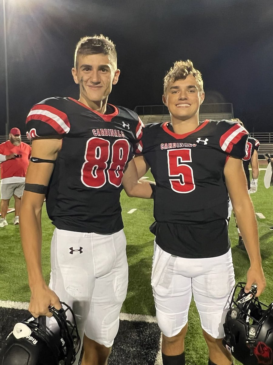 This right here <a href="/d_white262/">Dylan White</a> is our #QB1 <a href="/Vps_football/">Verdigris Football</a>!! This dude has been my QB since the 2nd grade, we have won alot of championships together, but this one we are fighting for this year is something special!! I would not want to go to war with anyone else or another Team!!💯💯