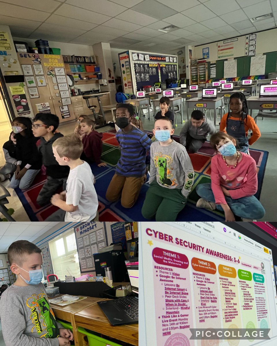 Thank you @mrjdaher and <a href="/HBilder/">Heather Bilder</a> for an amazing #ocsbDigital4Good session today! My <a href="/AssisiOCSB/">St. Francis of Assisi School</a> Ss loved the <a href="/PearDeck/">Pear Deck Learning</a> session and sharing their cyber security thoughts with you!