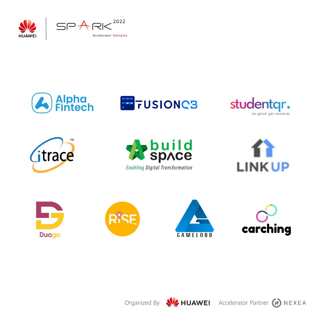 HuaweiMalaysia's tweet photo. 🎉 Congratulations to the Top 10 Startups of Huawei Spark Accelerator 2022 Malaysia! 🎉

The Top 10 Startups that were selected, in no particular order, are ↘️ 

https://t.co/dd2Ki9feVk https://t.co/9t5TPe0S8l