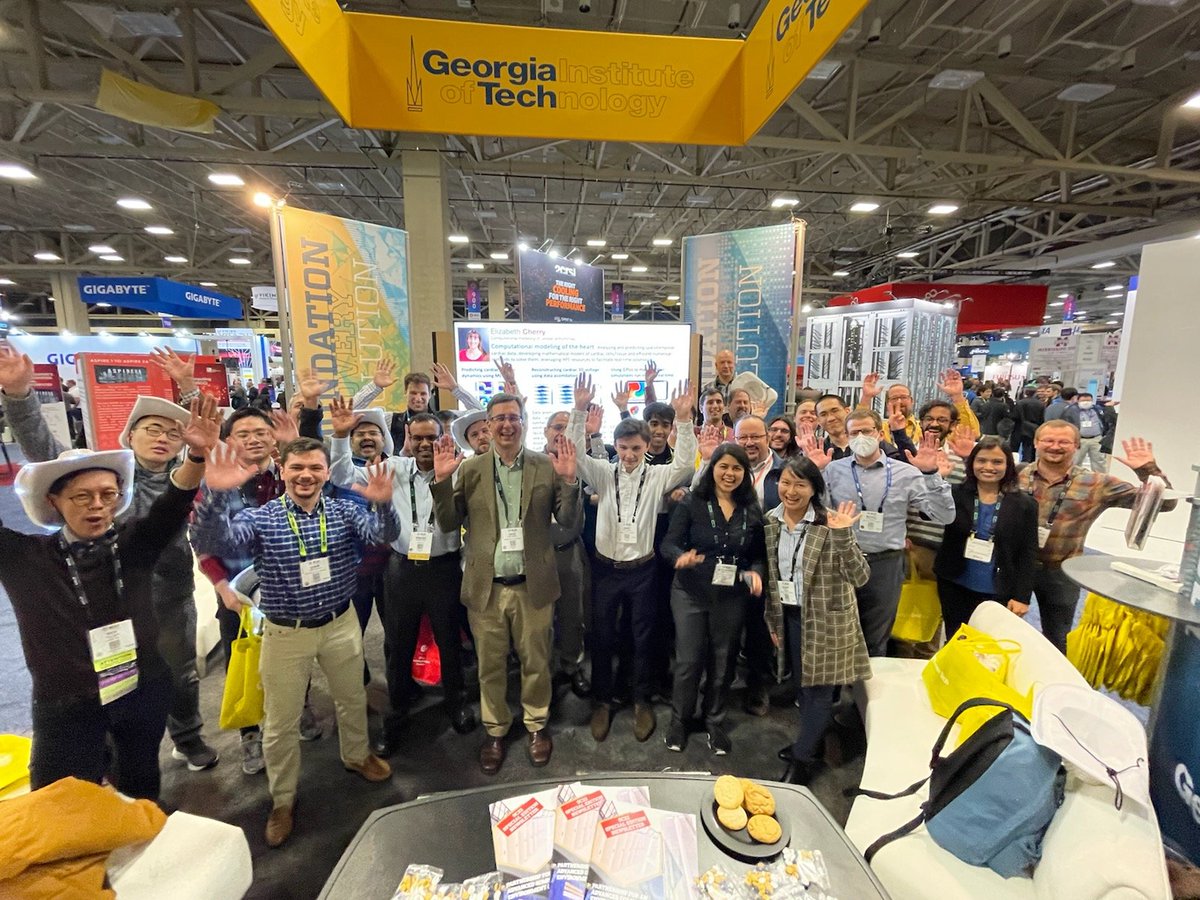 Georgia Tech crew at Supercomputing #SC22