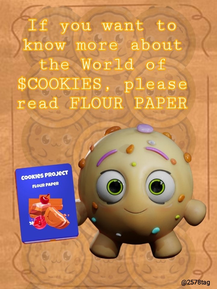 sandi_sandi9's tweet photo. Don't worry everyone, #COOKIES are real, not fake, for more details about $COOKIES, please check the Flour Paper
👇 Flour Paper 🍪
https://t.co/XYHkOL3qqU

#NFT #OpenSea #Giveaway #Crypto #Cryptocurrency #Token #Polygon #Blockchain #MATIC #Network #Cookies https://t.co/YLa0jT1wCh