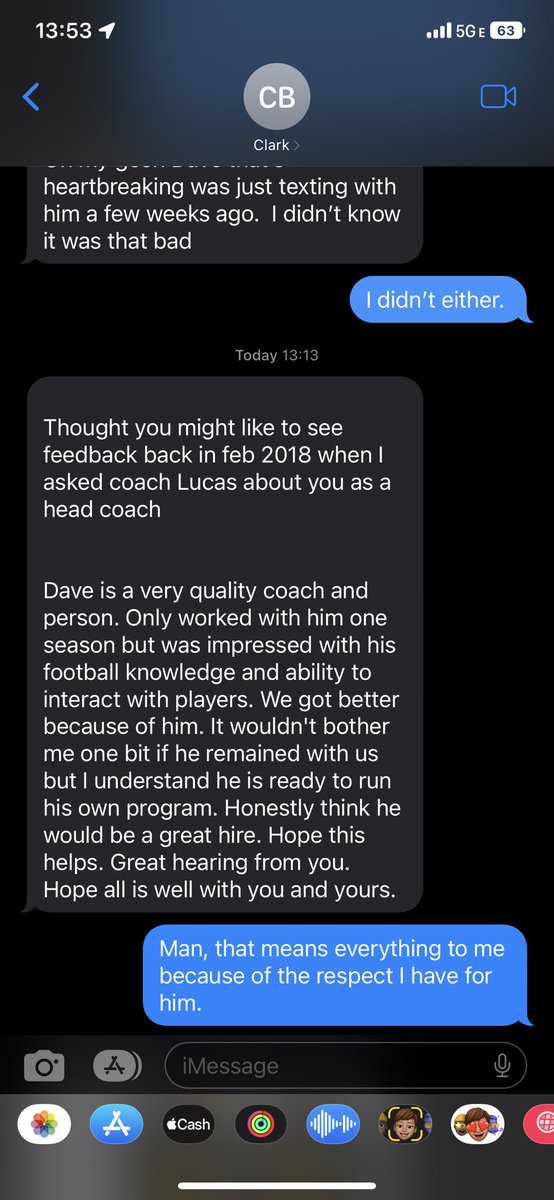 This is the feedback Robbie Lucas gave <a href="/bugg74/">Buggman</a> when he asked about me back in 2018 when I applied for the job at WCMS. Humbled he thought that highly of me, because I respected him so much. <a href="/BJNFBALL/">Briar Jumper Football</a>