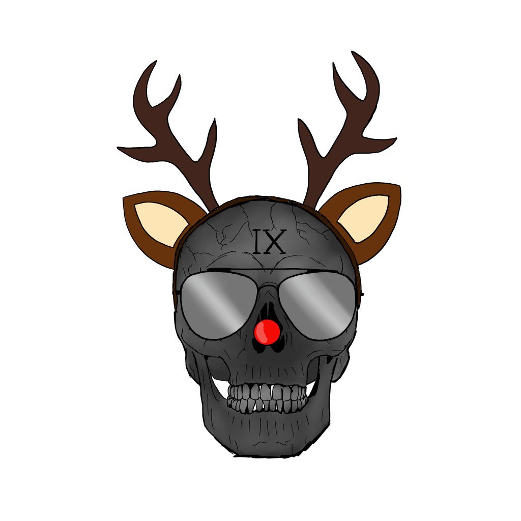 bendngpusswater's tweet photo. Just some #TheLockedTomb Christmas Skulls https://t.co/FVZ7gkdmuR