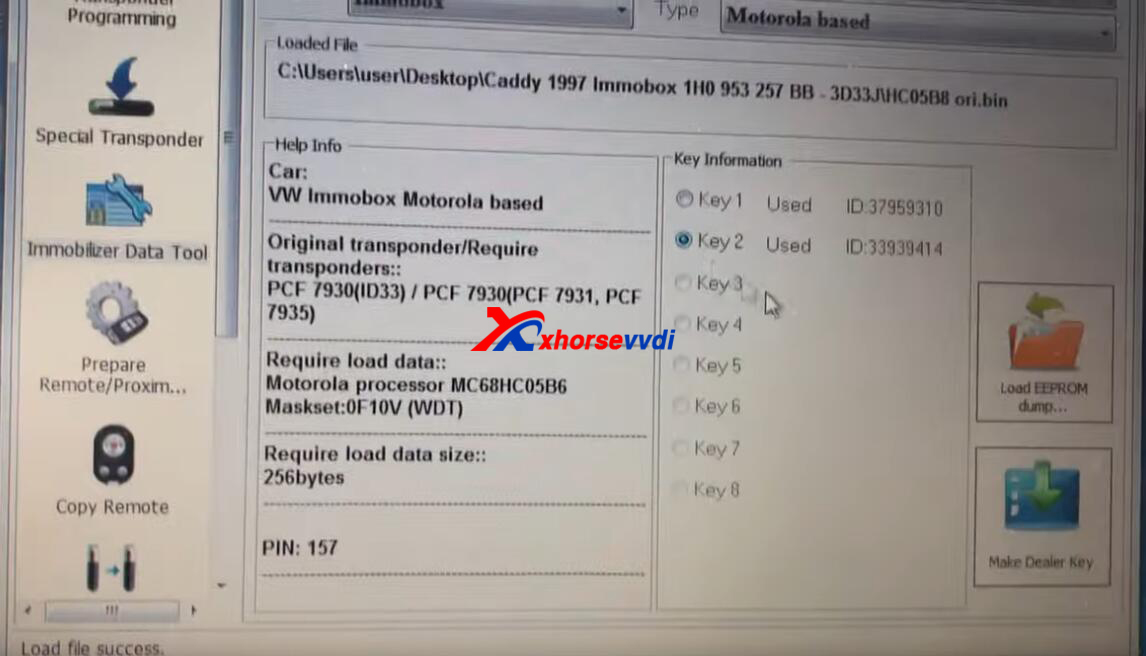Xhorsevvdi's tweet photo. VW CADDY 1997 WRITE DUMP VVDI2 SUCCESS π
#xhorse VVDI XT15 CHIP as PCF7935 ID33 π
REVIEW FROM schluesseldienst_muzler_de π
#vvdi2 #VWCADDY #writedump #pcf7935 #ID33 #vvdixt15 #keytoolmaxpro https://t.co/g7Vatt7pWa