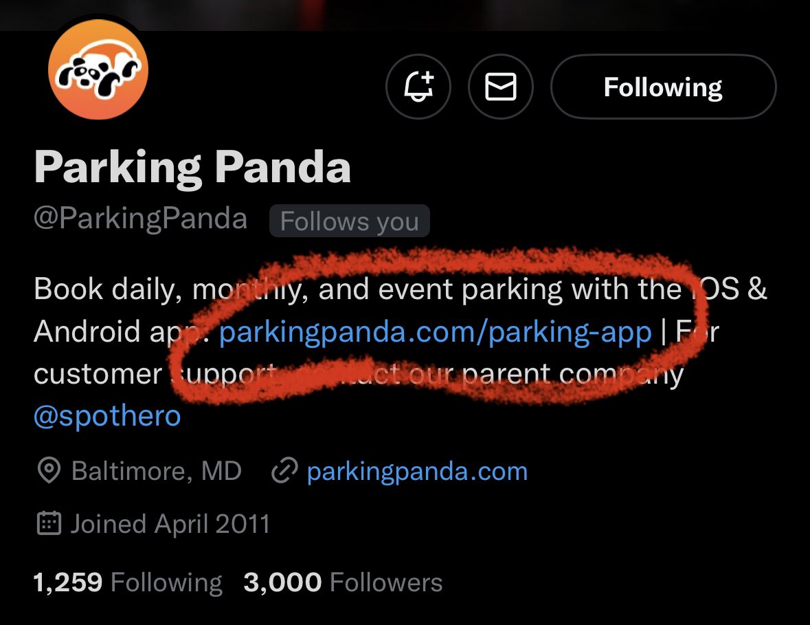 AdamZilberbaum's tweet photo. @SpotHero think you need to update the link :) 🐼 https://t.co/9G6PHlmbaK