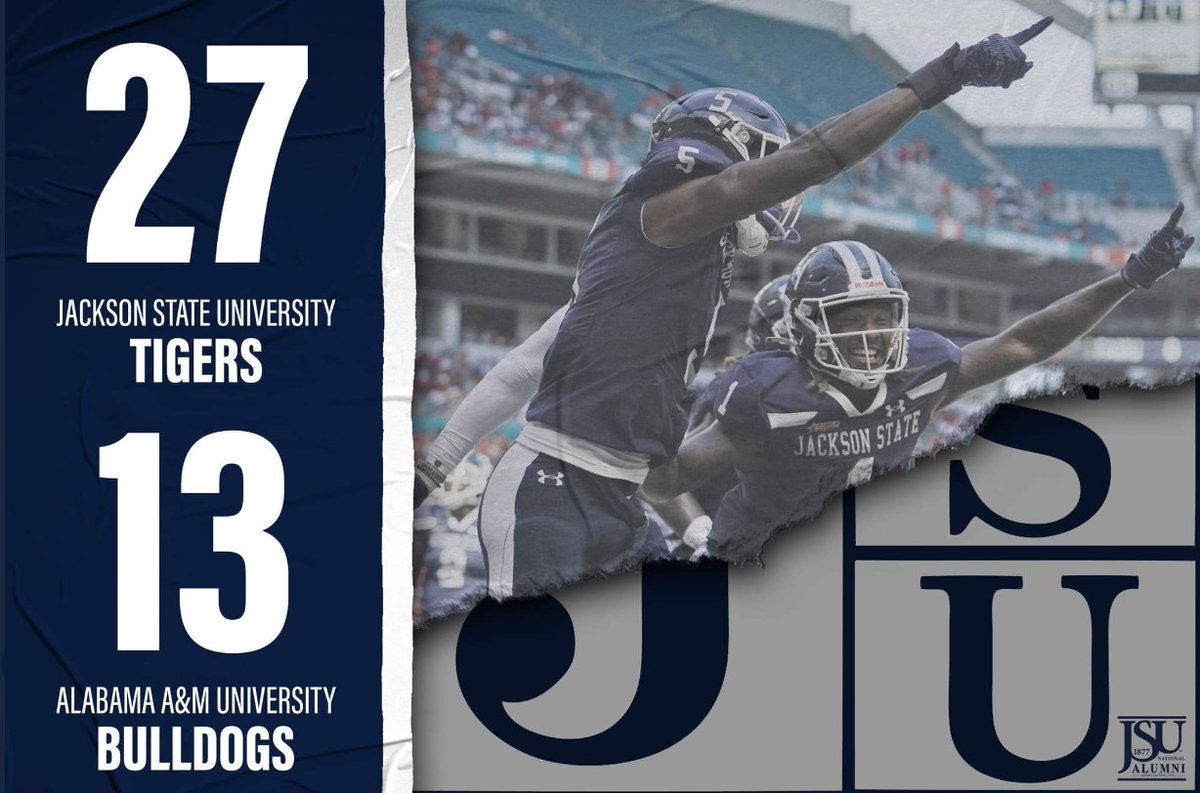 JSUSGAC's tweet image. Our Jackson State Tigers improve to 10-0 with the win over AAMU in the Gulf Coast Challenge!🔥
The JSU Tigers wins the SWAC East title and will host the 2022 SWAC Championship Game in Jackson, MS on December 3rd! Tickets go on sale Tuesday, Nov 15