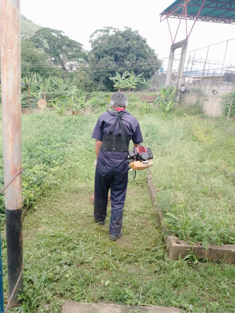 PosgradoT's tweet photo. Jornada de Desmalezamiento en la Escuela Gustavo Domínguez del Recreo, por parte del Posgrado UNERMB @CNH_Ven @NicolasMaduro @Gerardo4fPsuv @carloscontigo @alcaldiatruji_1 @Rixiorector @Tibisayunearte @mppeuniv @arbolve @ninoskaortiz25 @prensaunermb @carloscontigo @joffred69 https://t.co/3YrRgw7Gsm