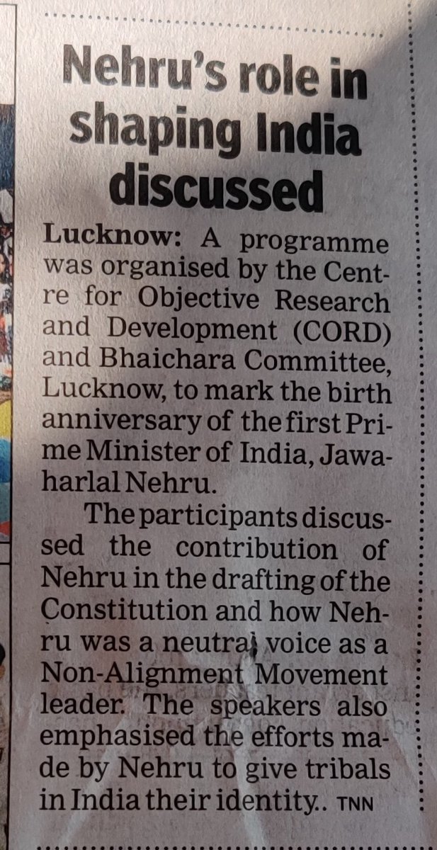 Nehru's role in shaping India.<a href="/athardesi/">Athar Husain</a> #NehruJayanti