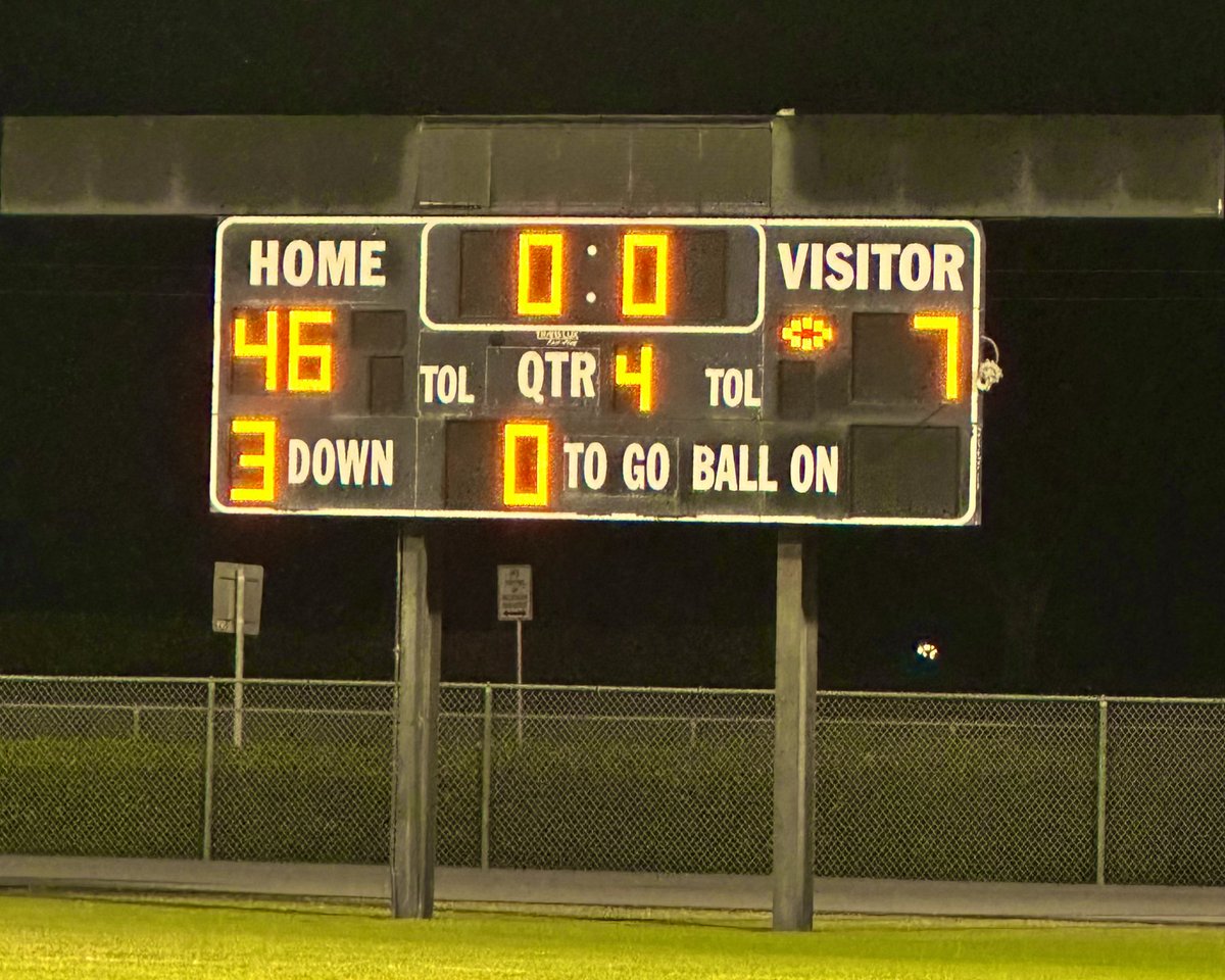 FHSAA 4M - REGION 3 QUARTERFINAL

FINAL: <a href="/PBCbroncosFBALL/">PBC Football</a> (10-1) will advance to <a href="/FHSAA/">FHSAA</a> 4M - Region 3 semifinal round after taking down @101Warriors (5-6 final record) with a 46-7 home win tonight.

<a href="/CoachT_22/">Kevin Thompson</a> <a href="/FlaHSFootball/">FloridaHSFootball.com</a> <a href="/MaxPreps/">MaxPreps</a> <a href="/scorestream/">ScoreStream</a> 

📷: <a href="/HurriSHane/">East Coast Exposure ™️</a>