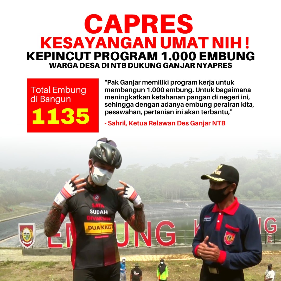 MiftachulAtiya1's tweet photo. Sejumlah warga desa yang tergabung dalam jaringan relawan Desa untuk Ganjar (Des Ganjar) NTB mendeklarasikan dukungan terhadap Ganjar Pranowo menjadi Presiden RI tahun 2024.
#G20Indonesia | #TimSurya | Semangaaaatttttt Indiraaaaaa | Kadrun | Sekjen PBB | Bali | KTT G20 https://t.co/cypJqotjo1