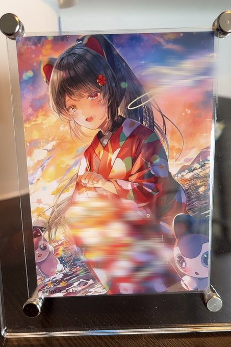 わーい!とこちゃんの誕生日グッズ届いたー!卓上サイズ助かる 