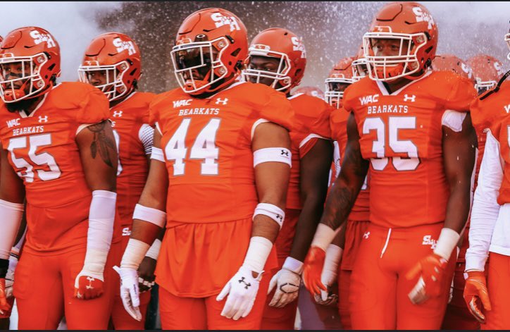 Blessed to have received another full ride D1 scholarship offer to Sam Houston State University!! 🧡🧡
Thank you <a href="/CoachHen_1/">Jared Hensley</a> for the opportunity!!
<a href="/coachTcsm/">Tim Tulloch Sr.</a> <a href="/tlbutler5/">CoachTB.CSM Football</a> <a href="/Coach_Sekona/">Coach Sekona</a> <a href="/Ogthetruth/">Coach OG</a> <a href="/hardee9596/">CoachJHardee9596</a> <a href="/CoachGilford/">Coach Gilford</a>