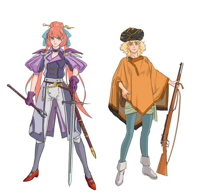 キャラ設定画二人目完成ー 