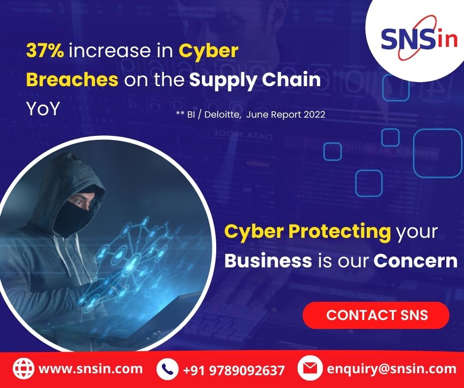 37% increase in Cyber Breaches on the Supply Chain YoY

Cyber Protecting your Business is our Concern. Consult #SNS.

enquiry@snsin.com | zcu.io/zI7K | 9789092637

#CyberBreaches #SupplyChain  #CyberThreats #CyberAttack #CyberCrime #CyberSecurity #SNSIndia