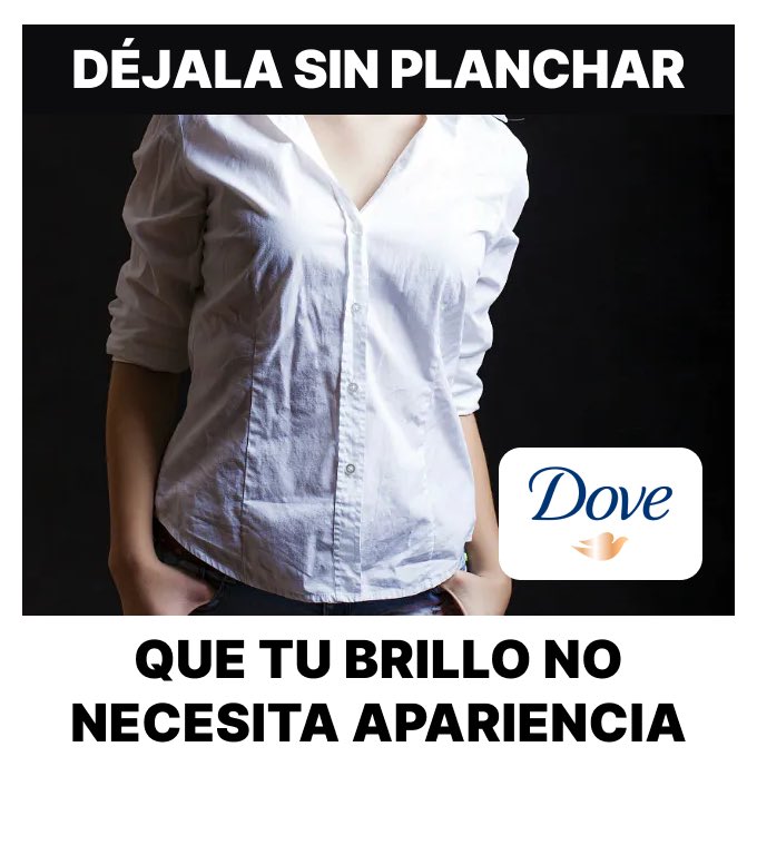 just posting this idea I had for a Dove campaign… #leaveItWithWrinkles <a href="/Dove/">Dove</a>