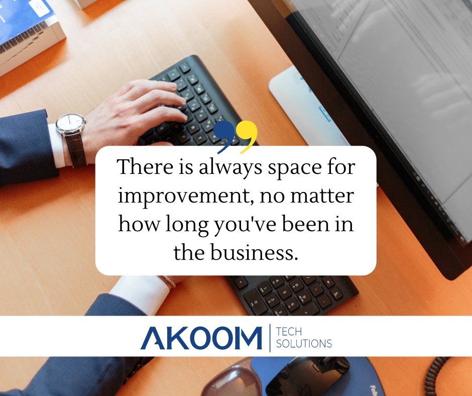 AkoomTech's tweet photo. There is always space for improvement, no matter how long you've been in the business.

Let us enhance your business.

#AkoomTech #softwaredevelopment #appdevelopment #bespokewebdevelopment #technologyconsultancy #customCRM #ERPdevelopment #CRMdevelopment #startupsolutions https://t.co/lU7BJPyGM8