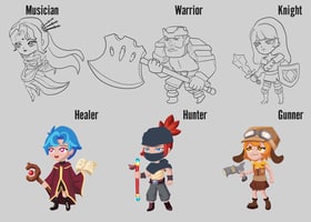 MagicCampusNFT's tweet photo. 🛡 Have a look at the very first design of Magic Campus Characters 🛡

😓Musician
😓Warrior
😓Knight
🤘Healer
🤘Hunter
🤘Gunner😓
#bsc #binance #aptos #network #blockchain #gamefi #metaverse #elonmusk #gate #doge #donaldtrump https://t.co/bdGXiGxhBU