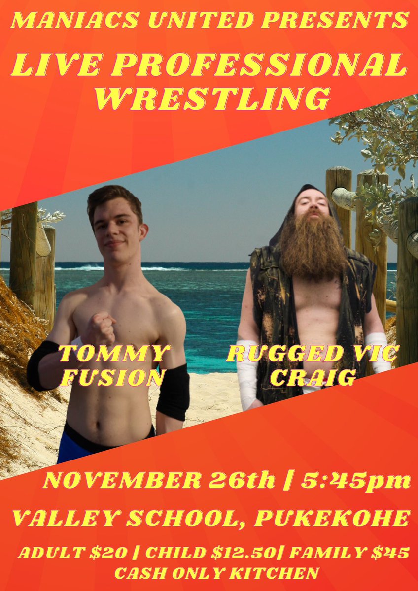 maniacsunited's tweet photo. The sneak attack, multiple head drops, &amp; the “I don’t give a **** attitude” by @RuggedVic versus the I’m giving this my all philosophy, the big Schwingggggga &amp;the bravado to challenge anyone of @tommyfusionpw clash Nov 26th! 
Who’ll end their MU 2022 in a great position for 2023? https://t.co/0nrYp7OA0I