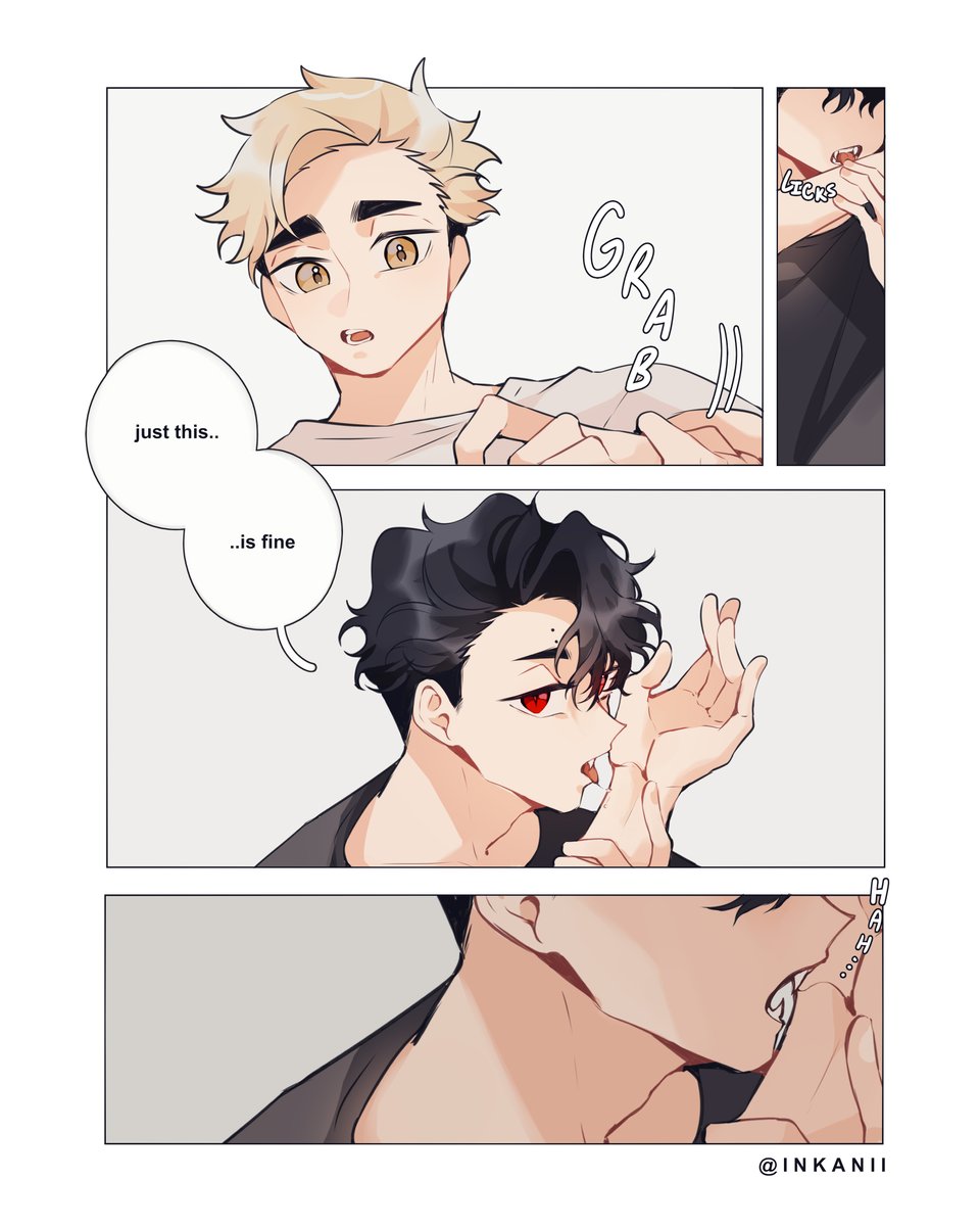 vampire au 🩸 love bites (1/2)
#haikyuu #sakuatsu 