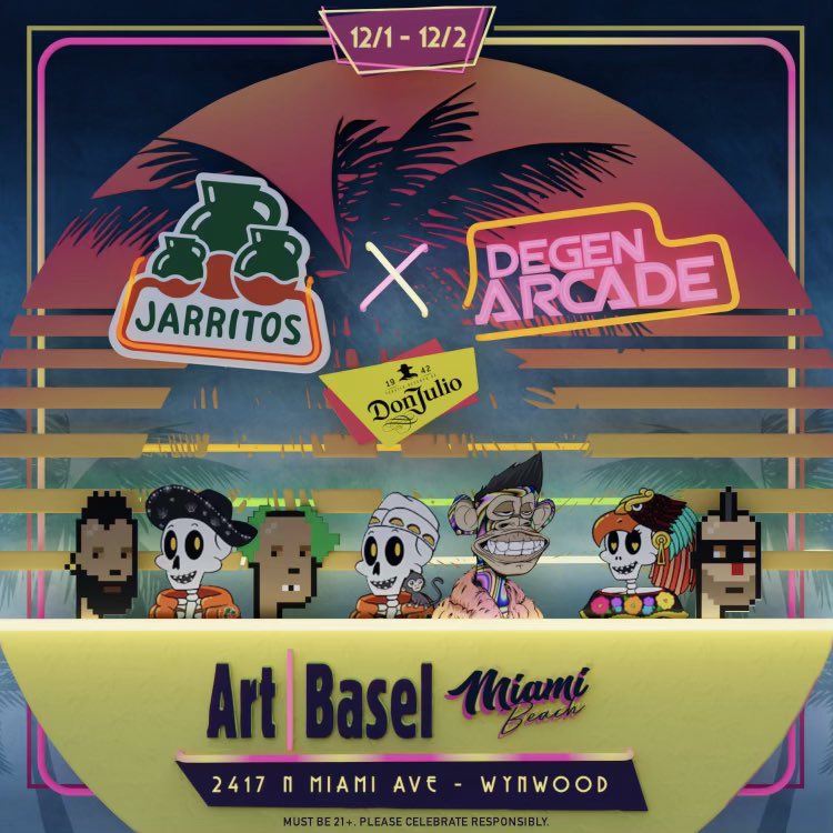 Jarritos's tweet photo. Let’s chat on the super good time we will have at Art Basel. 

Set your reminders familia 👇🏽🎨🕹️
https://t.co/8g5NsJFlfK https://t.co/OHZAabQXAl