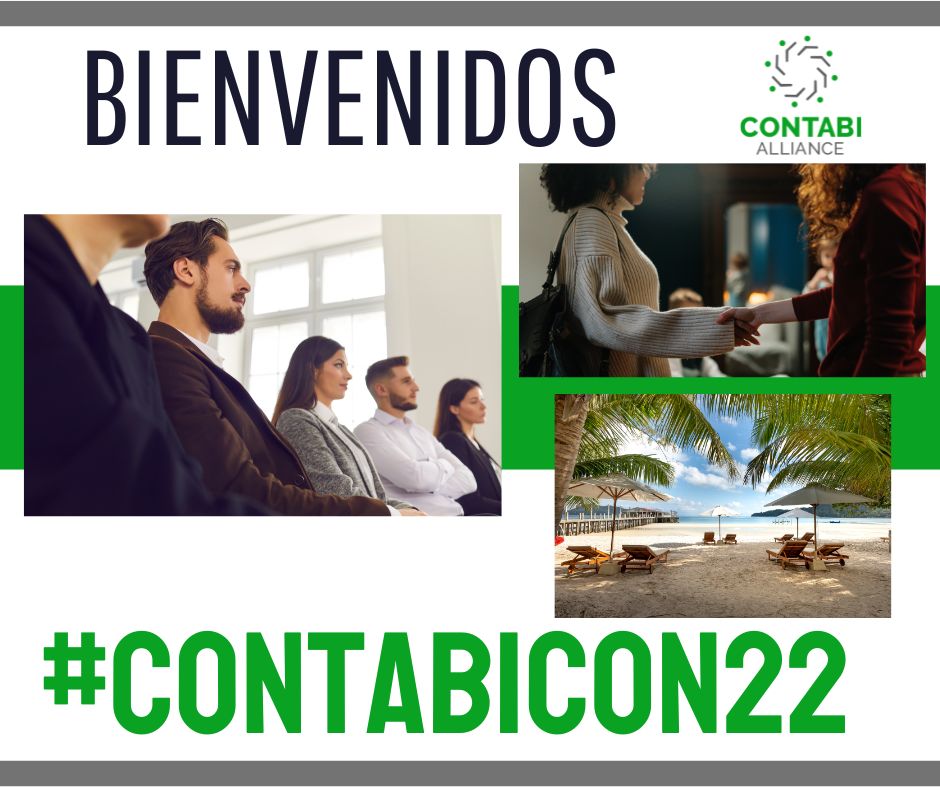 👉🏻¡Nos vemos en Contabicon22📍 ya comienza!📢 Comparte con nosotros tu experiencia y utiliza #Contabicon22 en cada una de tus historias y post en redes sociales📲, estaremos encantados de verte ahí.🤗 
¡BIENVENIDOS!😎🏝️🇲🇽
