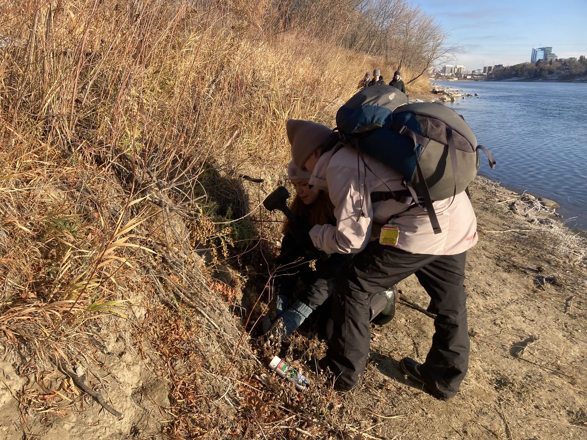It is hard to believe that it was only 10 days ago that we planted hundreds of aquatic plants along the river. Hopefully they are doing fine under all the recent snow!!! <a href="/Meewasin/">Meewasin</a> <a href="/StoonPubSchools/">Saskatoon Public Schools</a> <a href="/MontgomeryElem1/">Montgomery Elementary School</a> <a href="/SKRiverBasin/">PFSRB</a>