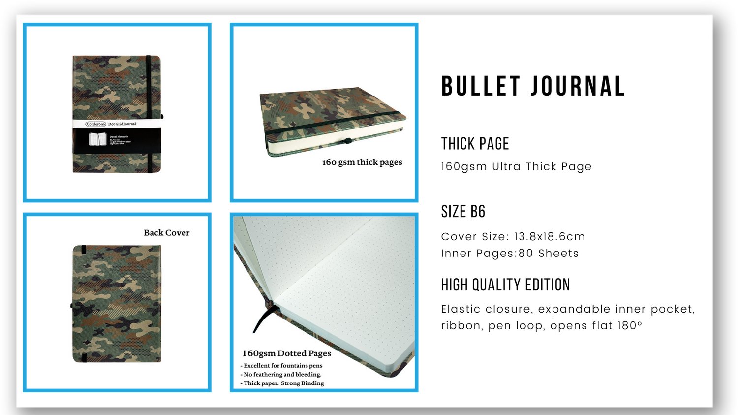 Notebook Bullet Journal A5 Dotted  Notebook Bullet Journal Dot Grid -  Notebook - Aliexpress