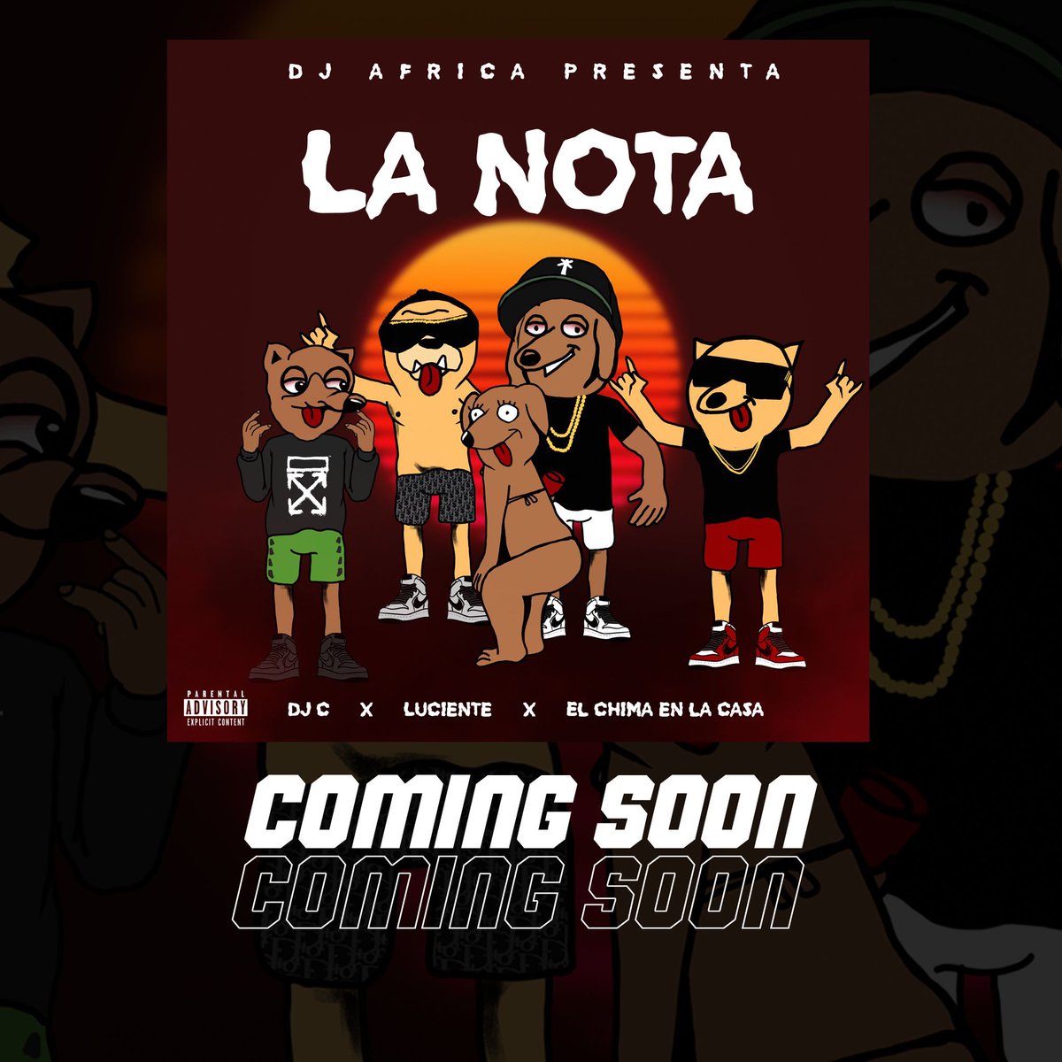ExcelenciaMtv's tweet photo. Se viene un palo #lanota 🔥 @lucienteboy x @DJAFRICA x @DJCSTB x @ElChimaEnlaCasa 🔥
#ComingSoon https://t.co/ekhYvp2tvk