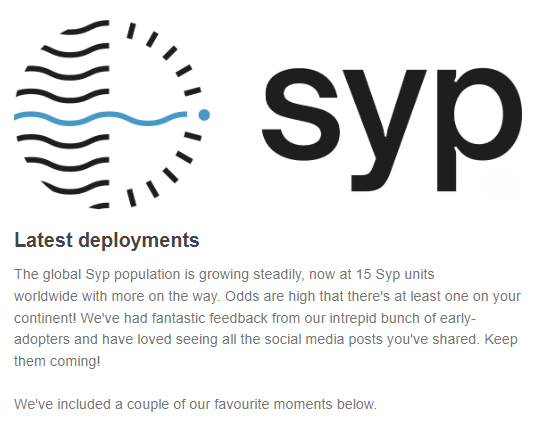 Adam Hartland 🔋⚡️ (@wegeochem) on Twitter photo So cool to get these periodic updates on Syp and seeing adoption grow. 15 units deployed in caves worldwide and growing rapidly! Great work by the <a href="/WaikatoLink/">WaikatoLink</a> team! 👏 So cool to get these periodic updates on Syp and seeing adoption grow. 15 units deployed in caves worldwide and growing rapidly! Great work by the <a href="/WaikatoLink/">WaikatoLink</a> team! 👏