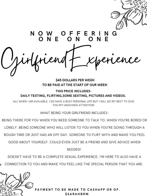 NOW OFFERING GFE!  if you&rsquo;re interested shoot me a dm and we can figure it all out together. https://t