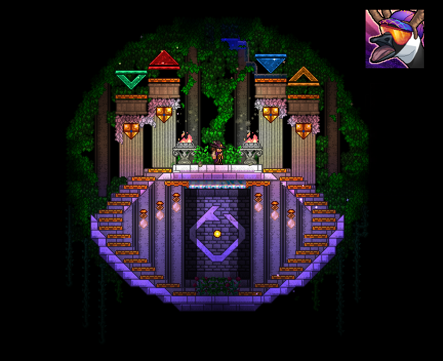 CaribouGoose's tweet photo. A glimpse into the adventure map I'm working on; Terraria Alchemica https://t.co/Fi2qHATkUK