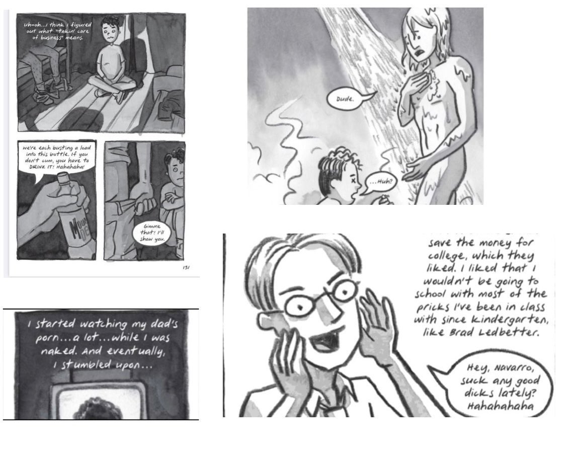 Read more about the article These are some pages from the pornographic book “Flamer” which is available in m