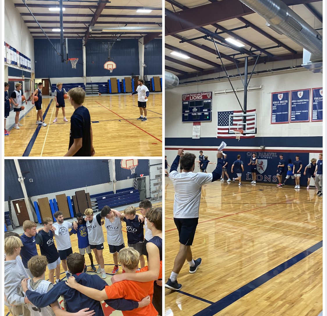 Day 1 in the books. A group of young men putting in that work. Sky’s the limit. #Compete #LionsNation #TheDen