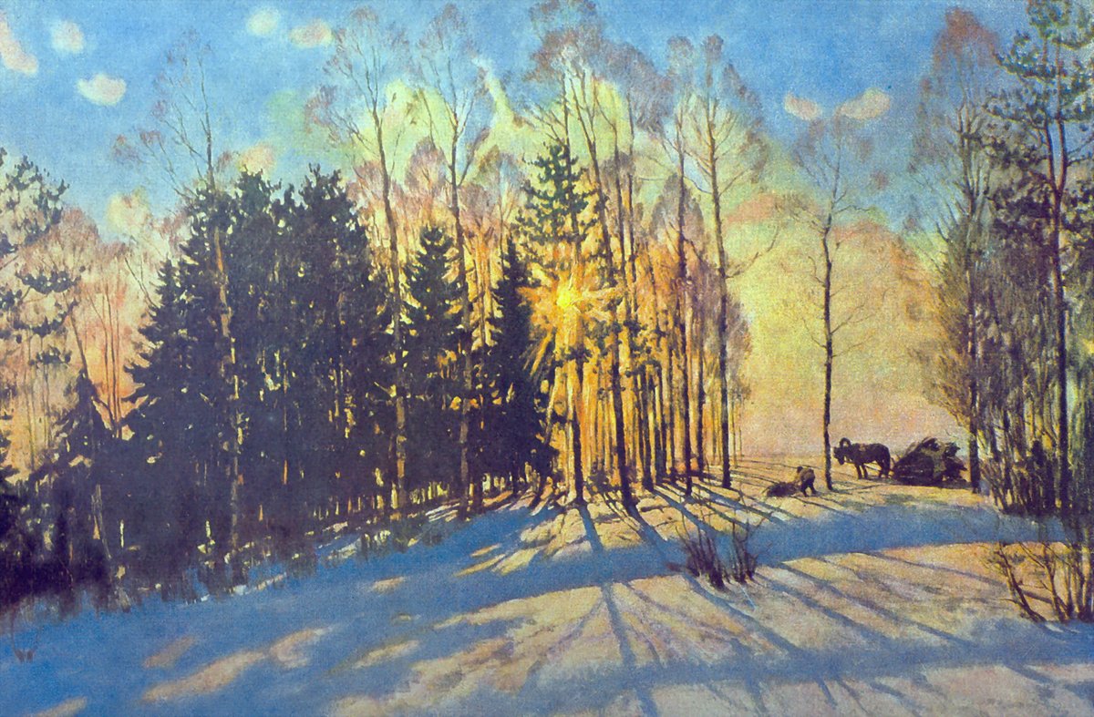 konstantin_yuon's tweet photo. The Winter Sun. Ligachevo, 1916 #yuon #impressionism https://t.co/BhFpwClWSs https://t.co/R10iUcol5J