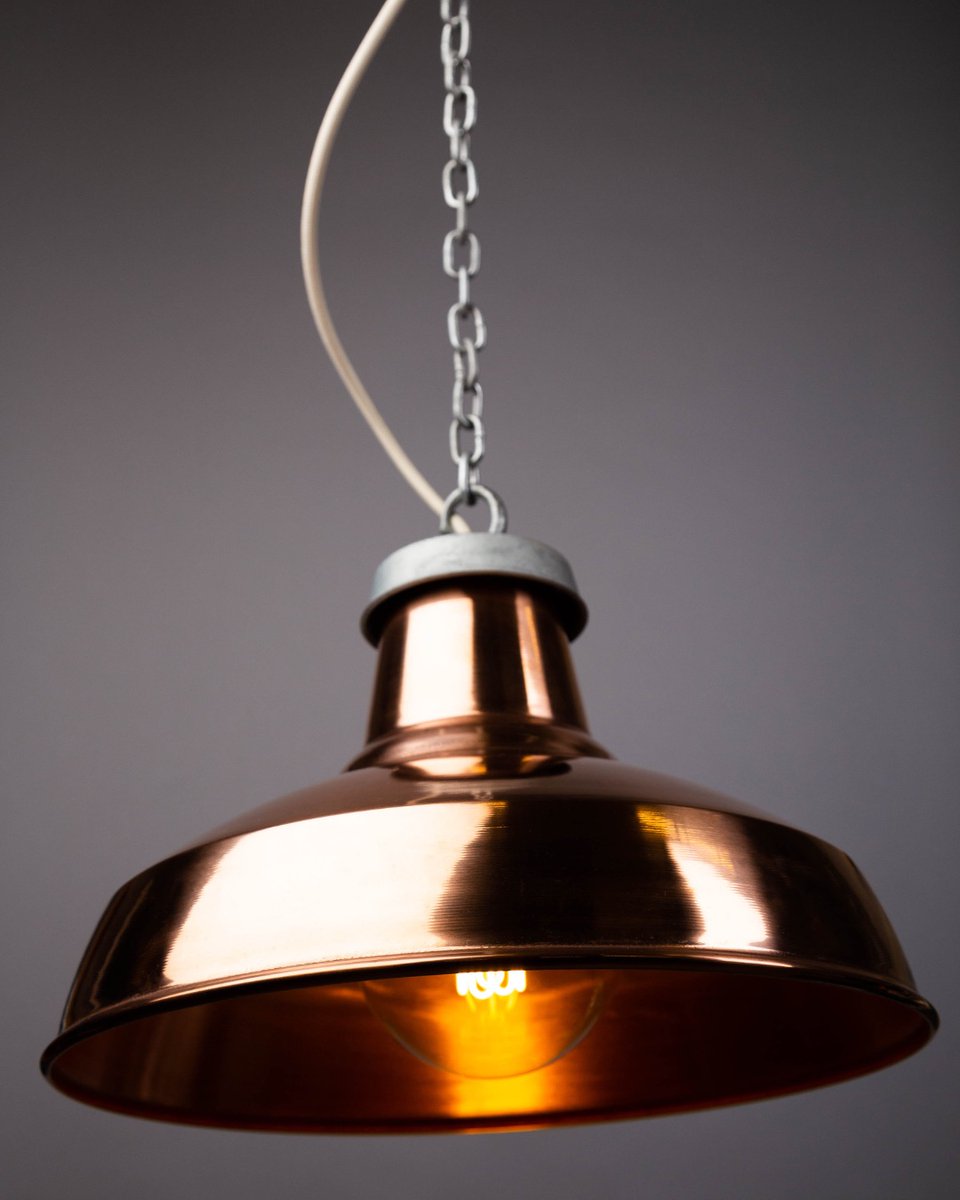 Copper Reflector Large | Limited stock now available on Worn lighting 

What I love about #urbancottageindustries #WornLighting is... No. 87. 'It is a good reminder that everything can have more than one life, if you treat it right.'

ow.ly/ykQL50IkBxN
