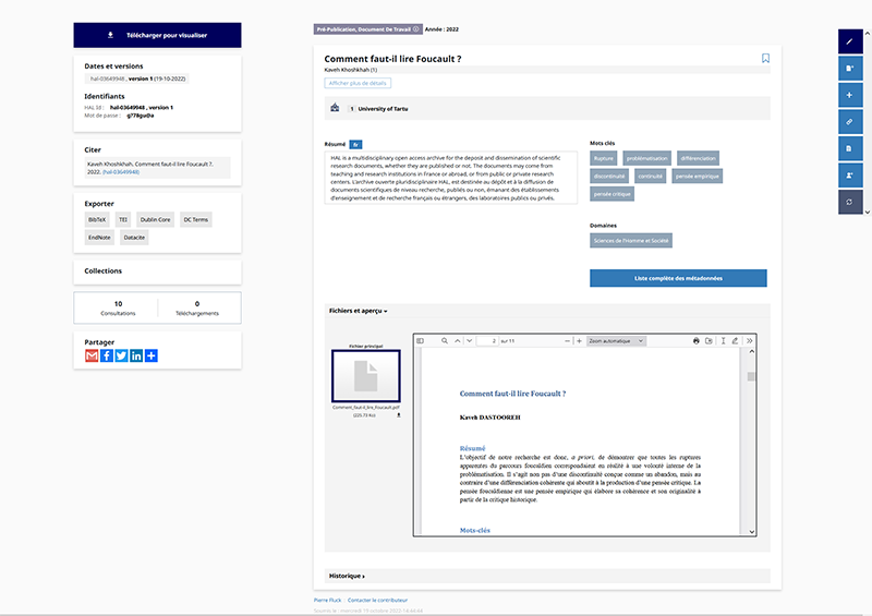 HAL archive ouverte tweet media