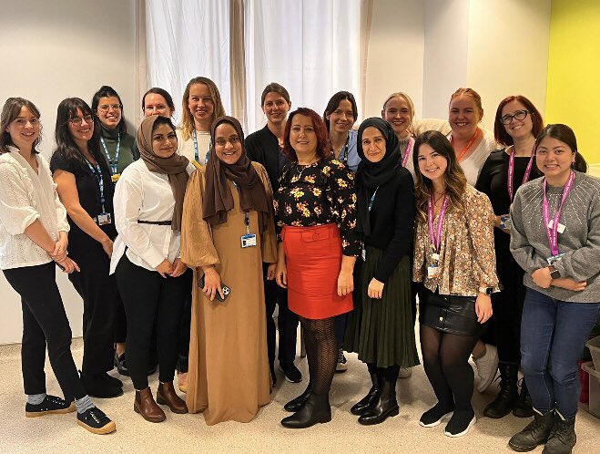 Team voice therapy study day and shared lunch…and a rare sighting of the whole cross-sites team in one place!
