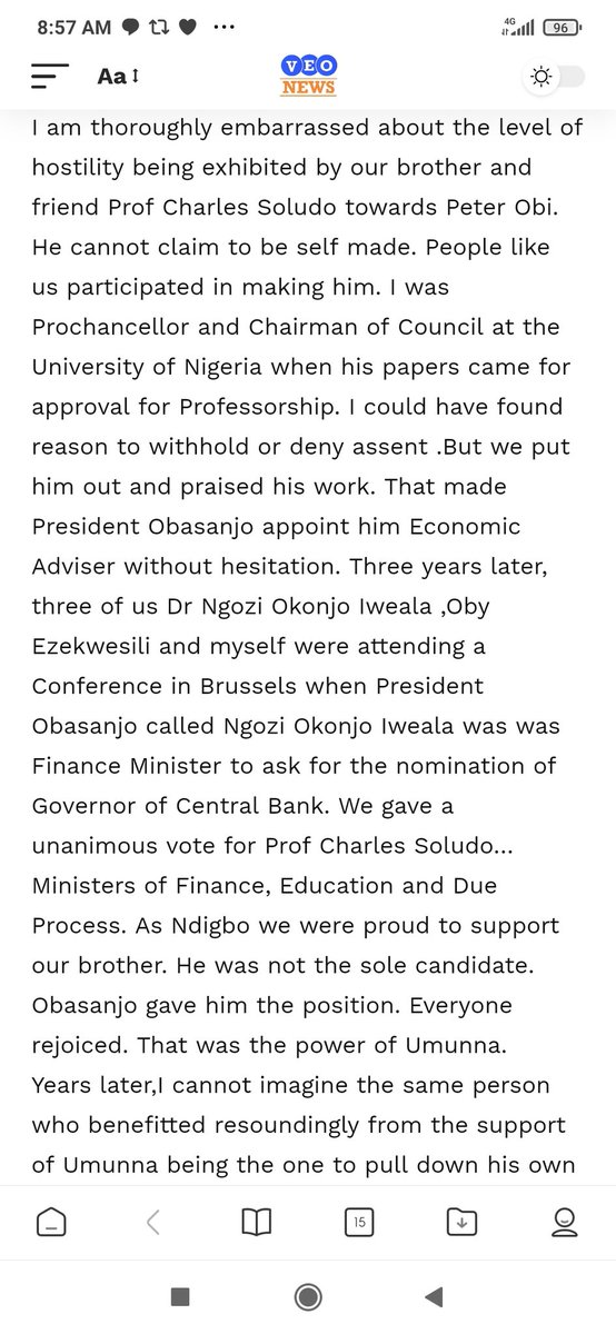 IkukuomaC's tweet photo. Prof Fabian Osuji the man who approved Soludo Professorship in University of Nigeria response to Soludo tantrums against Peter Obi yesterday... https://t.co/z1SY5drZcb
