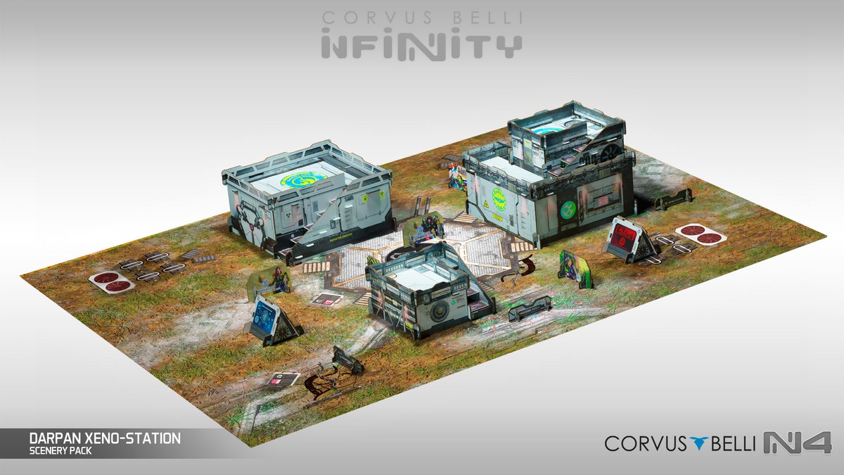 InfinityTheGame's tweet image. Scenery packs coming soon! #Wargame #infinitycodeone