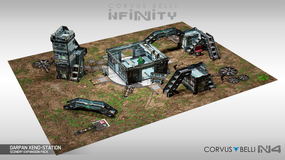 InfinityTheGame's tweet image. Scenery packs coming soon! #Wargame #infinitycodeone